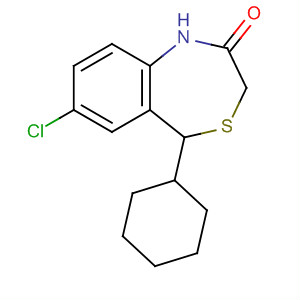488828-77-9  4,1-Benzothiazepin-2(3H)-one, 7-chloro-5-cyclohexyl-1,5-dihydro-