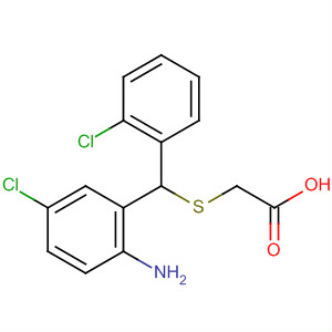 488828-86-0  Acetic acid, [[(2-amino-5-chlorophenyl)(2-chlorophenyl)methyl]thio]-