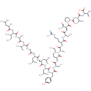 488837-26-9  L-Threonine,L-leucyl-L-isoleucyl-L-alanyl-L-valylglycyl-L-leucyl-L-leucyl-L-leucyl-L-tyrosyl-L-cysteinyl-L-lysyl-L-alanyl-L-arginyl-L-seryl-L-threonyl-L-prolyl-L-valyl-