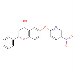 488847-55-8  2H-1-Benzopyran-4-ol, 3,4-dihydro-6-[(5-nitro-2-pyridinyl)oxy]-2-phenyl-