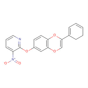 488848-51-7  Pyridine, 2-[(2,3-dihydro-2-phenyl-1,4-benzodioxin-6-yl)oxy]-3-nitro-