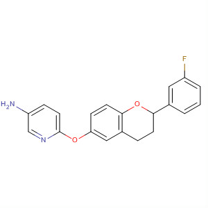 488849-20-3  3-Pyridinamine,6-[[2-(3-fluorophenyl)-3,4-dihydro-2H-1-benzopyran-6-yl]oxy]-