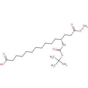 488852-86-4  Pentadecanedioic acid, 4-[[(1,1-dimethylethoxy)carbonyl]amino]-,1-methyl ester, (4R)-