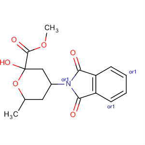 488863-69-0  2H-Pyran-2-carboxylic acid,4-(1,3-dihydro-1,3-dioxo-2H-isoindol-2-yl)tetrahydro-2-hydroxy-6-methyl-, methyl ester, (2R,4S,6R)-rel-