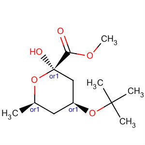 488863-74-7  2H-Pyran-2-carboxylic acid,4-(1,1-dimethylethoxy)tetrahydro-2-hydroxy-6-methyl-, methyl ester,(2R,4S,6R)-rel-