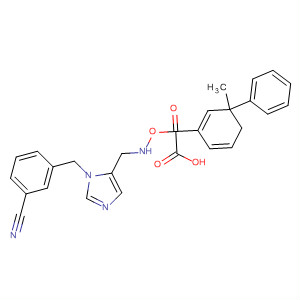 489409-35-0  [1,1'-Biphenyl]-2-carboxylic acid,5-[[[1-[(3-cyanophenyl)methyl]-1H-imidazol-5-yl]methyl]amino]-, methylester