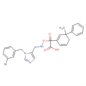 489409-42-9  [1,1'-Biphenyl]-2-carboxylic acid,5-[[[1-[(3-bromophenyl)methyl]-1H-imidazol-5-yl]methyl]amino]-, methylester