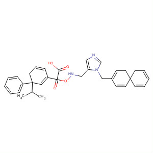489409-66-7  [1,1'-Biphenyl]-2-carboxylic acid,5-[[[1-([1,1'-biphenyl]-4-ylmethyl)-1H-imidazol-5-yl]methyl]amino]-,1-methylethyl ester