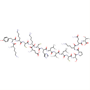 489412-61-5  L-Threonine,L-lysyl-L-tyrosyl-L-lysyl-L-cysteinyl-L-a-glutamyl-L-lysyl-L-cysteinyl-L-histidyl-L-leucyl-L-valyl-L-leucyl-L-cysteinyl-L-seryl-L-prolyl-L-lysyl-L-glutaminyl- 489412-61-5  L-Threonine,L-lysyl-L-tyrosyl-L-lysyl-L-cysteinyl-L-a-glutamyl-L-lysyl-L-cysteinyl-L-histidyl-L-leucyl-L-valyl-L-leucyl-L-cysteinyl-L-seryl-L-prolyl-L-lysyl-L-glutaminyl-