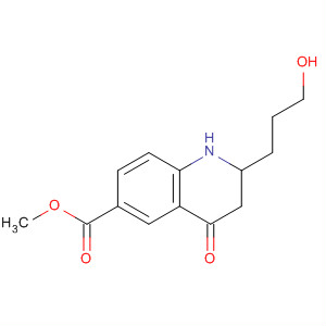 489426-31-5  6-Quinolinecarboxylic acid,1,2,3,4-tetrahydro-2-(3-hydroxypropyl)-4-oxo-, methyl ester, (2S)-