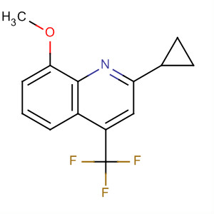 489429-68-7  Quinoline, 2-cyclopropyl-8-methoxy-4-(trifluoromethyl)-