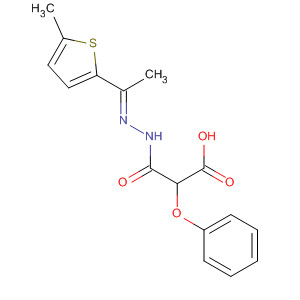 489430-57-1  Acetic acid, phenoxy-, (2E)-[1-(5-methyl-2-thienyl)ethylidene]hydrazide