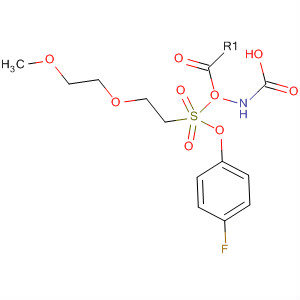 489431-47-2  Carbamic acid, [(4-fluorophenoxy)sulfonyl]-, 2-(2-methoxyethoxy)ethylester