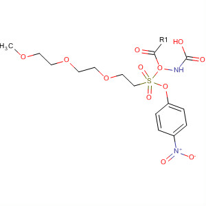 489431-52-9  Carbamic acid, [(4-nitrophenoxy)sulfonyl]-,2-[2-(2-methoxyethoxy)ethoxy]ethyl ester