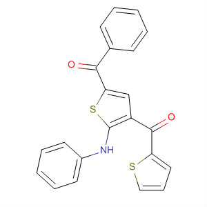 489431-92-7  Methanone, [5-benzoyl-2-(phenylamino)-3-thienyl]-2-thienyl-