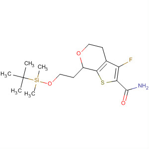 489439-62-5  5H-Thieno[2,3-c]pyran-2-carboxamide,7-[2-[[(1,1-dimethylethyl)dimethylsilyl]oxy]ethyl]-3-fluoro-4,7-dihydro-