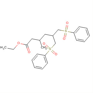 489441-50-1  Hexanoic acid, 3-methyl-6-(phenylsulfonyl)-5-[(phenylsulfonyl)methyl]-,ethyl ester