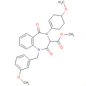 489446-52-8  1H-1,4-Benzodiazepine-3-carboxylic acid,2,3,4,5-tetrahydro-4-(4-methoxyphenyl)-1-[(3-methoxyphenyl)methyl]-2,5-dioxo-, methyl ester