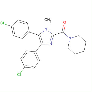 489447-12-3  Piperidine,1-[[4,5-bis(4-chlorophenyl)-1-methyl-1H-imidazol-2-yl]carbonyl]-