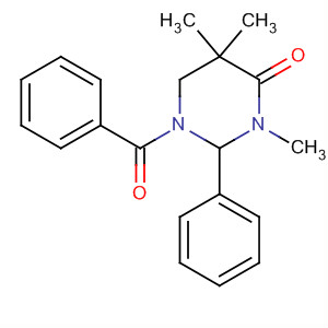 489449-02-7  4(1H)-Pyrimidinone, 1-benzoyltetrahydro-3,5,5-trimethyl-2-phenyl-