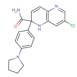 489457-80-9  5-Quinoxalinecarboxamide, 7-chloro-2-[4-(1-pyrrolidinyl)phenyl]-