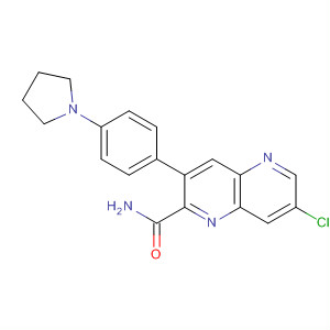 489457-81-0  5-Quinoxalinecarboxamide, 7-chloro-3-[4-(1-pyrrolidinyl)phenyl]-