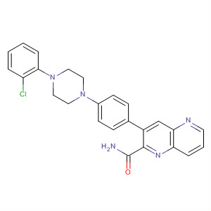 489458-28-8  5-Quinoxalinecarboxamide,3-[4-[4-(2-chlorophenyl)-1-piperazinyl]phenyl]-