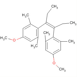 489459-86-1  Benzene,1,1'-[(1Z)-1,2-diethyl-1,2-ethenediyl]bis[4-methoxy-2,6-dimethyl-