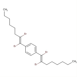 489460-08-4  Benzene, 1,4-bis[(1E)-1,2-dibromo-1-octenyl]-
