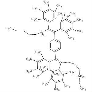 489460-13-1  Benzene, 1,4-bis[(1Z)-1,2-bis(pentamethylphenyl)-1-octenyl]-