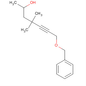 489469-03-6  5-Heptyn-2-ol, 4,4-dimethyl-7-(phenylmethoxy)-