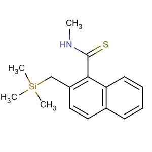 489470-74-8  1-Naphthalenecarbothioamide, N-methyl-2-[(trimethylsilyl)methyl]-