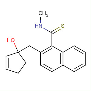 489470-81-7  1-Naphthalenecarbothioamide,2-[(1-hydroxy-2-cyclopenten-1-yl)methyl]-N-methyl-