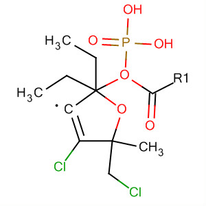 489472-23-3  Phosphonic acid,[4-chloro-5-(chloromethyl)-2,5-dihydro-5-methyl-3-furanyl]-, diethyl ester