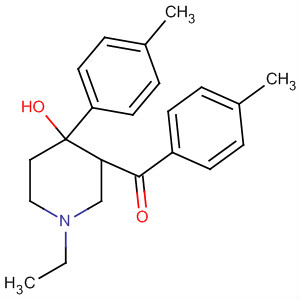489473-90-7  Methanone,[1-ethyl-4-hydroxy-4-(4-methylphenyl)-3-piperidinyl](4-methylphenyl)-