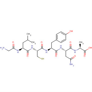 490017-11-3  L-Alanine, glycyl-L-leucyl-L-cysteinyl-L-tyrosyl-L-asparaginyl-