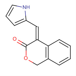 490019-33-5  3H-2-Benzopyran-3-one, 1,4-dihydro-4-(1H-pyrrol-2-ylmethylene)-,(4Z)-