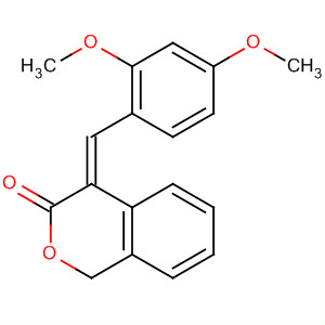 490019-38-0  3H-2-Benzopyran-3-one,4-[(2,4-dimethoxyphenyl)methylene]-1,4-dihydro-, (4E)-