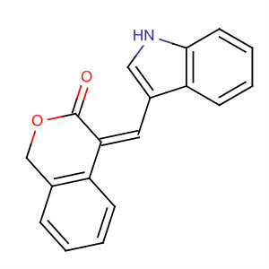490019-41-5  3H-2-Benzopyran-3-one, 1,4-dihydro-4-(1H-indol-3-ylmethylene)-, (4Z)-