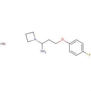 490021-91-5  1-Azetidinepropanamine, 3-(4-fluorophenoxy)-, hydrobromide