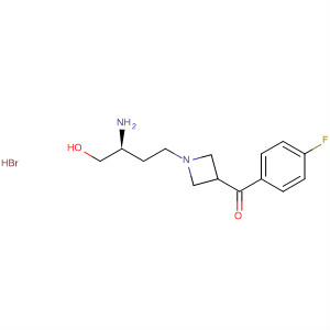 490022-04-3  Methanone,[1-[(3S)-3-amino-4-hydroxybutyl]-3-azetidinyl](4-fluorophenyl)-,monohydrobromide
