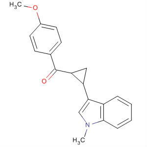 490023-03-5  Methanone, (4-methoxyphenyl)[2-(1-methyl-1H-indol-3-yl)cyclopropyl]-