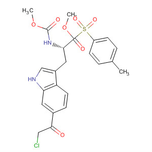 490024-23-2  L-Tryptophan,6-(chloroacetyl)-N-(methoxycarbonyl)-1-[(4-methylphenyl)sulfonyl]-,methyl ester