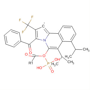 490026-65-8  Phosphonic acid,[3-benzoyl-2-(trifluoromethyl)pyrrolo[2,1-a]isoquinolin-1-yl]-,bis(1-methylethyl) ester