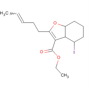 490029-78-2  3-Benzofurancarboxylic acid,3a,4,5,6,7,7a-hexahydro-7-iodo-2-(3-pentenyl)-, ethyl ester