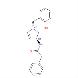 490033-96-0  Benzeneacetamide,N-[(1R,4R)-4-(hydroxyphenylmethyl)-2-cyclopenten-1-yl]-, rel-