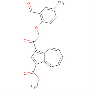 490039-20-8  1-Azulenecarboxylic acid, 3-[(2-formyl-4-methylphenoxy)acetyl]-, methylester