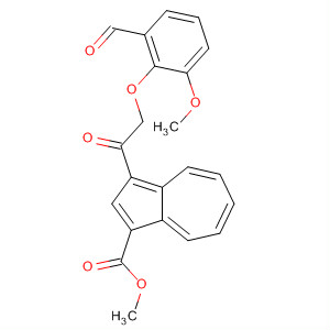 490039-21-9  1-Azulenecarboxylic acid, 3-[(2-formyl-6-methoxyphenoxy)acetyl]-,methyl ester