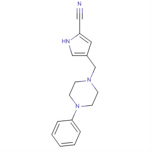 490576-32-4  1H-Pyrrole-2-carbonitrile, 4-[(4-phenyl-1-piperazinyl)methyl]-