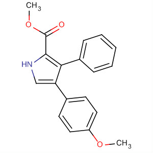 491572-03-3  1H-Pyrrole-2-carboxylic acid, 4-(4-methoxyphenyl)-3-phenyl-, methylester